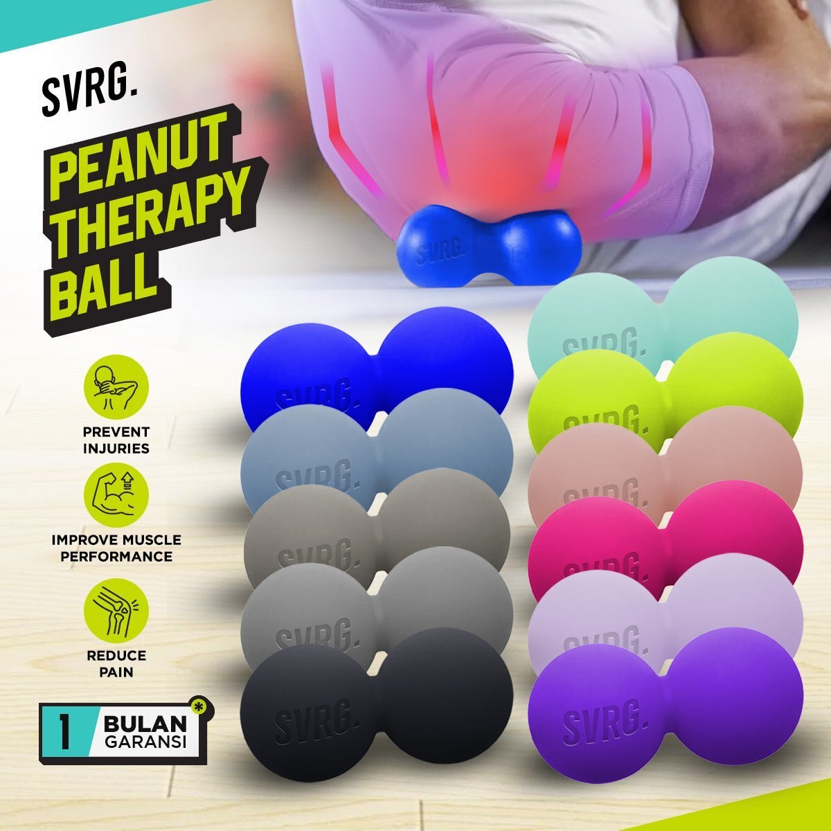 ProsourceFit Peanut Massage Ball
