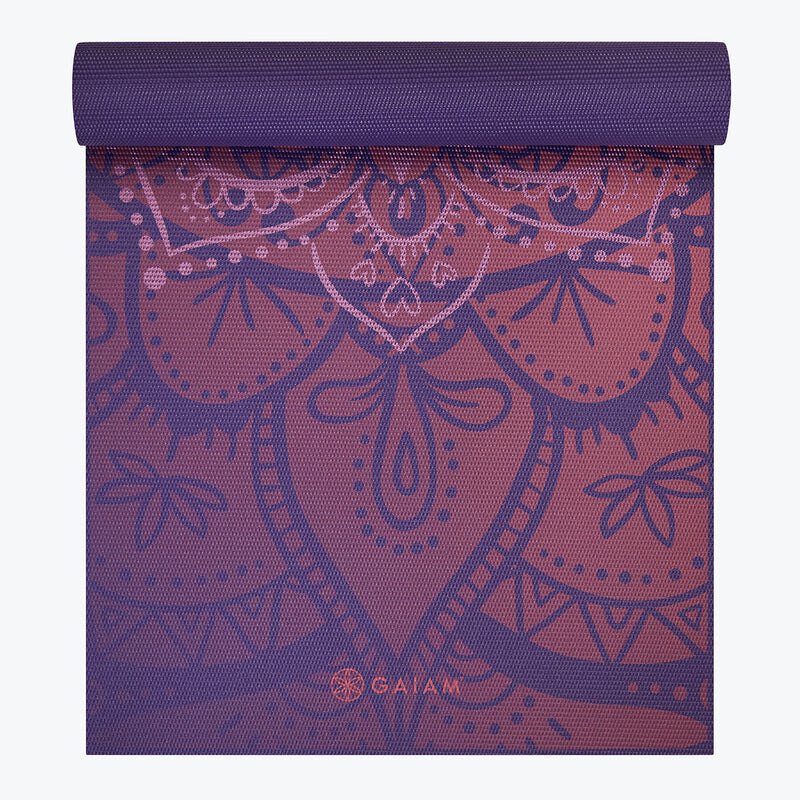 Gaiam Premium Print Yoga Mat 5mm